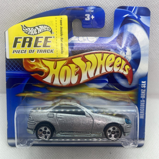 Hot Wheels Mercedes-Benz SLK 2001 toy car in clear blister on card