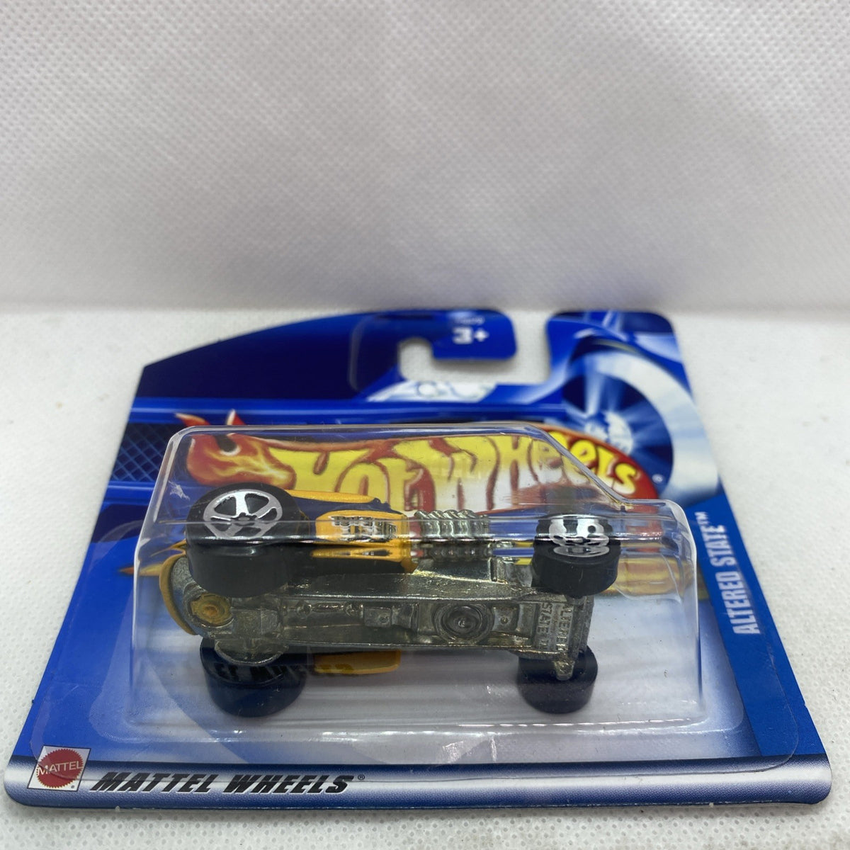 Hot Wheels Rat Trap die-cast car side view in clear blister on retail card